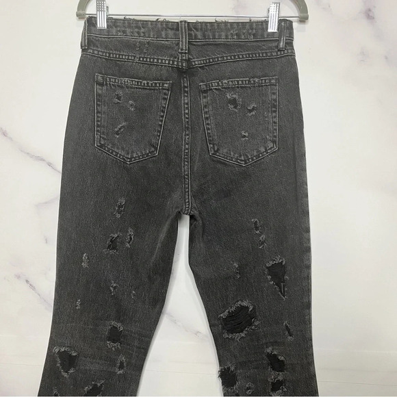 Denim x Alexander Wang Grind Grey Scratch Jeans - Picture 8 of 13